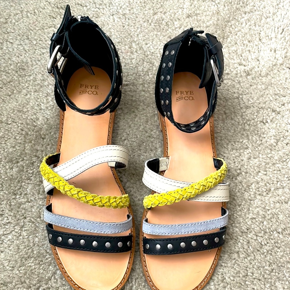 Almost new FRYE and CO staple sandals. Size 7.5